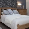 Opus Solid Oak Furniture Arched 4ft6 Double Bed